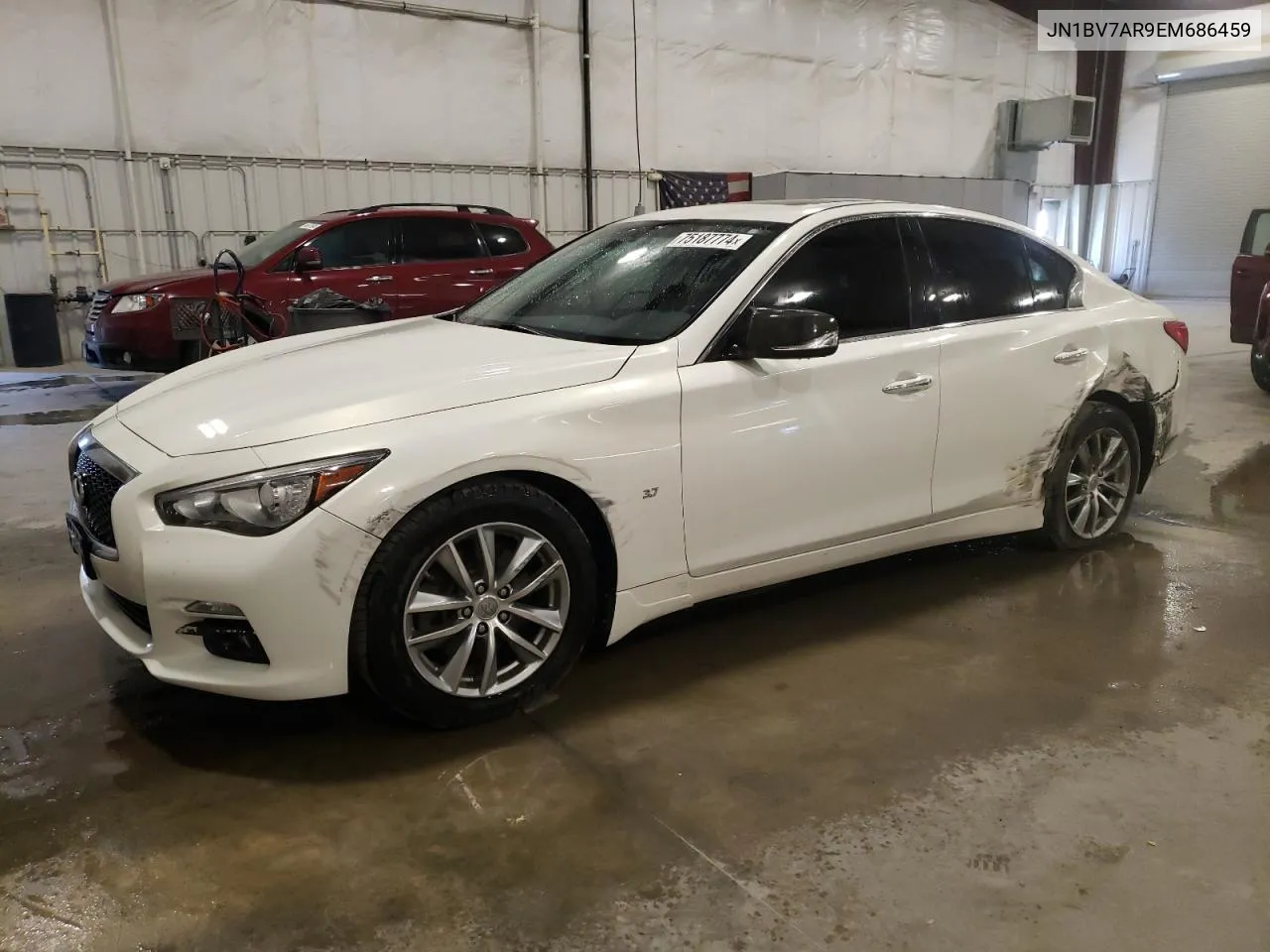 2014 Infiniti Q50 Base VIN: JN1BV7AR9EM686459 Lot: 75187774