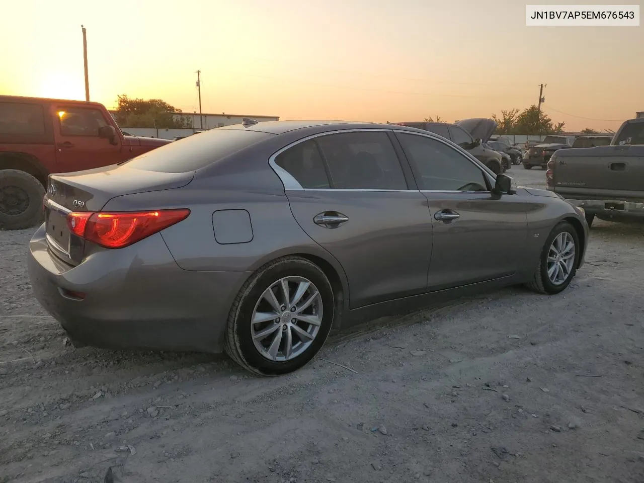 2014 Infiniti Q50 Base VIN: JN1BV7AP5EM676543 Lot: 75229324