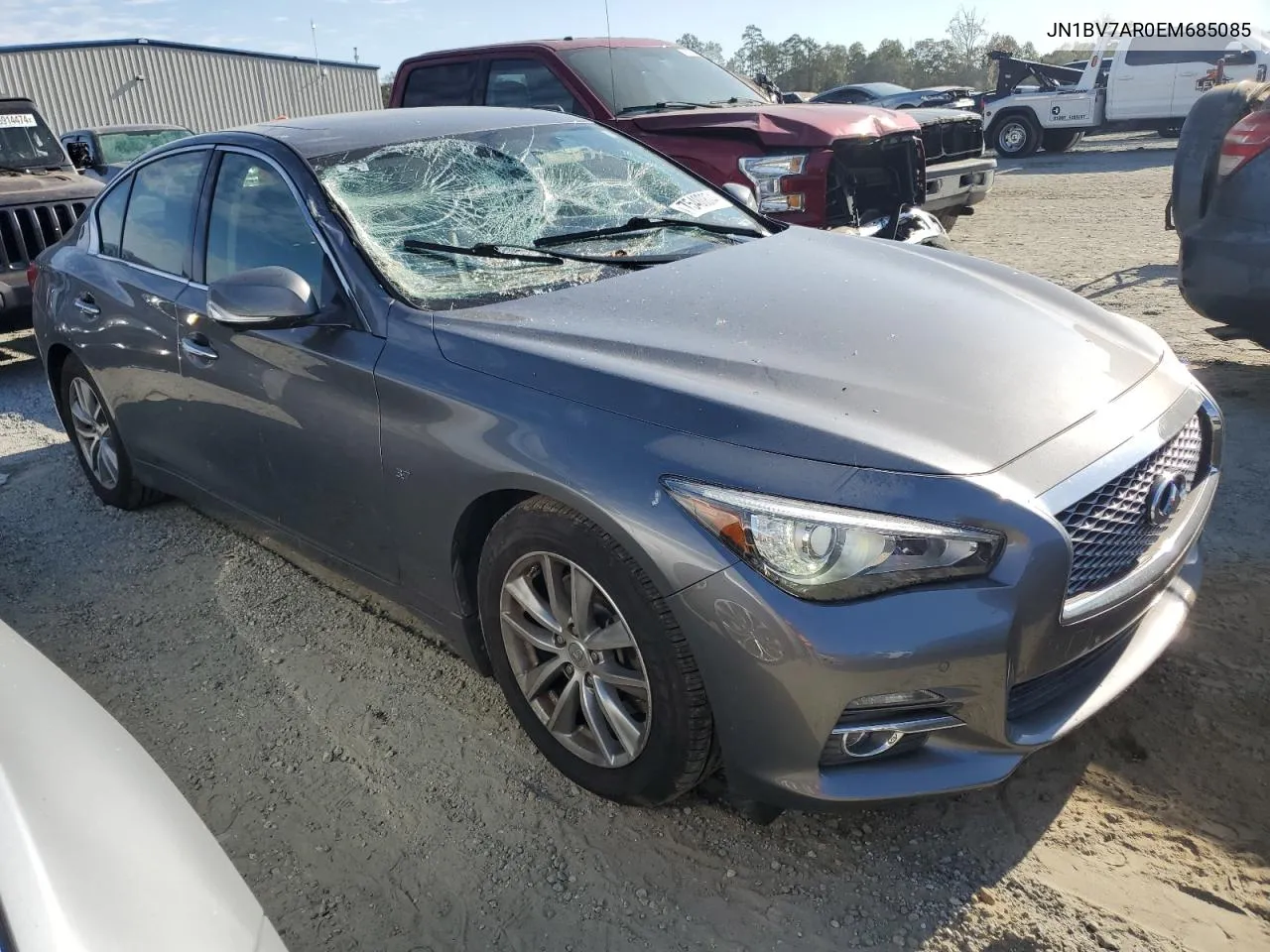 2014 Infiniti Q50 Base VIN: JN1BV7AR0EM685085 Lot: 75480874