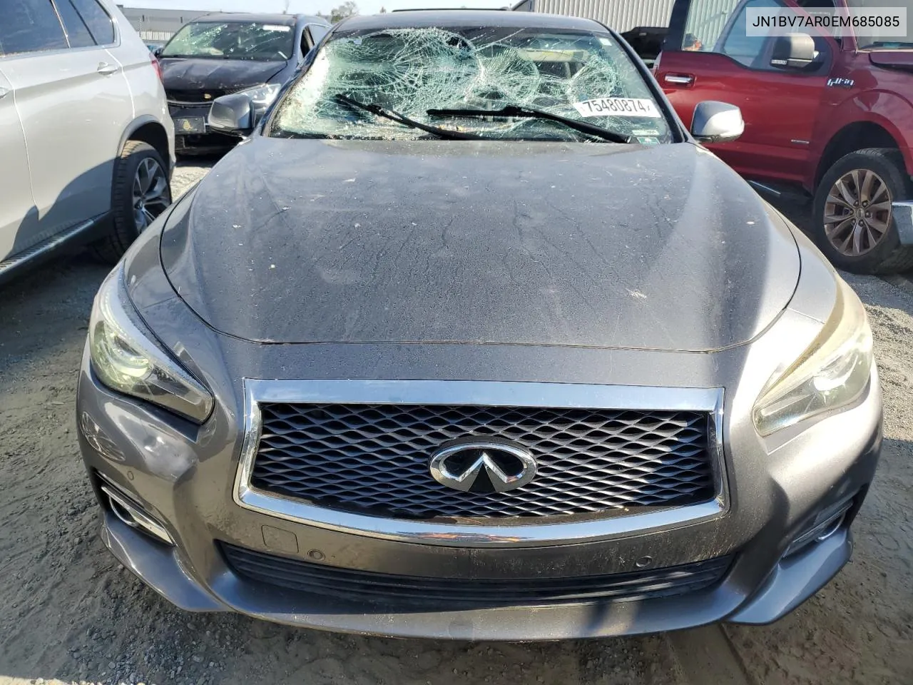 2014 Infiniti Q50 Base VIN: JN1BV7AR0EM685085 Lot: 75480874