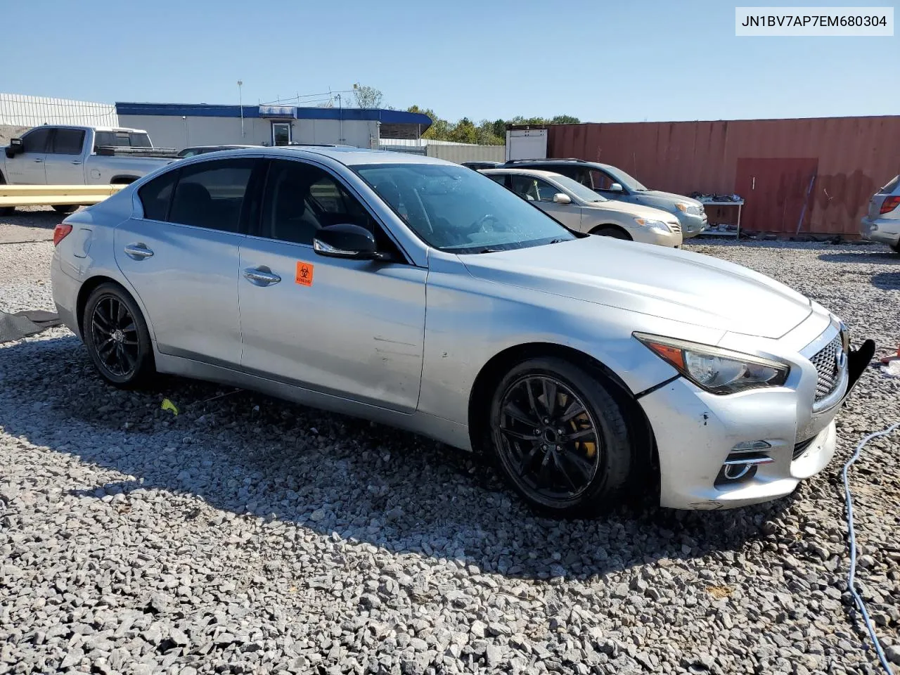 JN1BV7AP7EM680304 2014 Infiniti Q50 Base