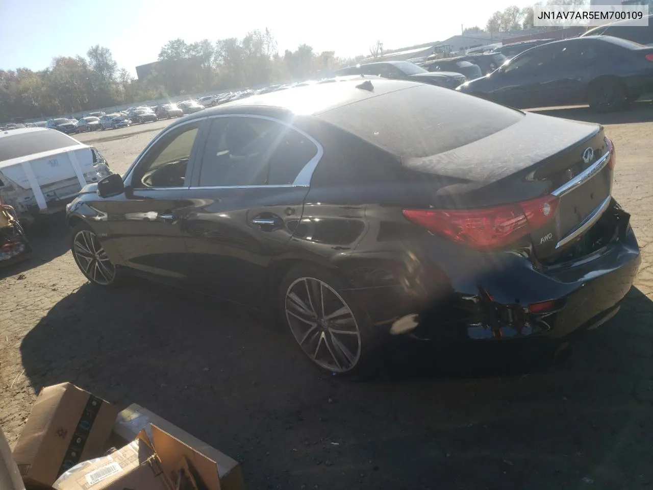 2014 Infiniti Q50 Hybrid Premium VIN: JN1AV7AR5EM700109 Lot: 75661324