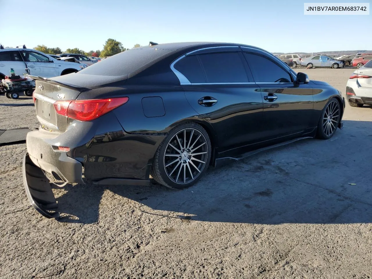 2014 Infiniti Q50 Base VIN: JN1BV7AR0EM683742 Lot: 75970684