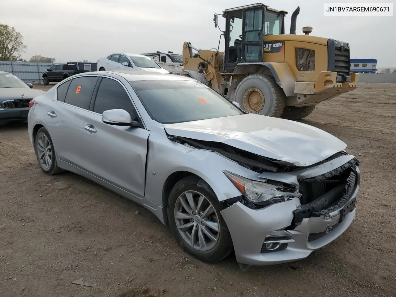 2014 Infiniti Q50 Base VIN: JN1BV7AR5EM690671 Lot: 76029624