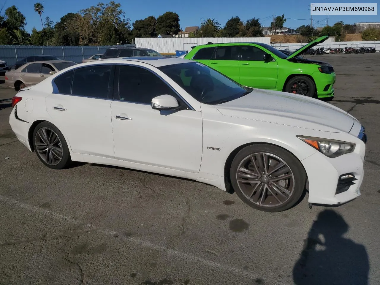 JN1AV7AP3EM690968 2014 Infiniti Q50 Hybrid Premium