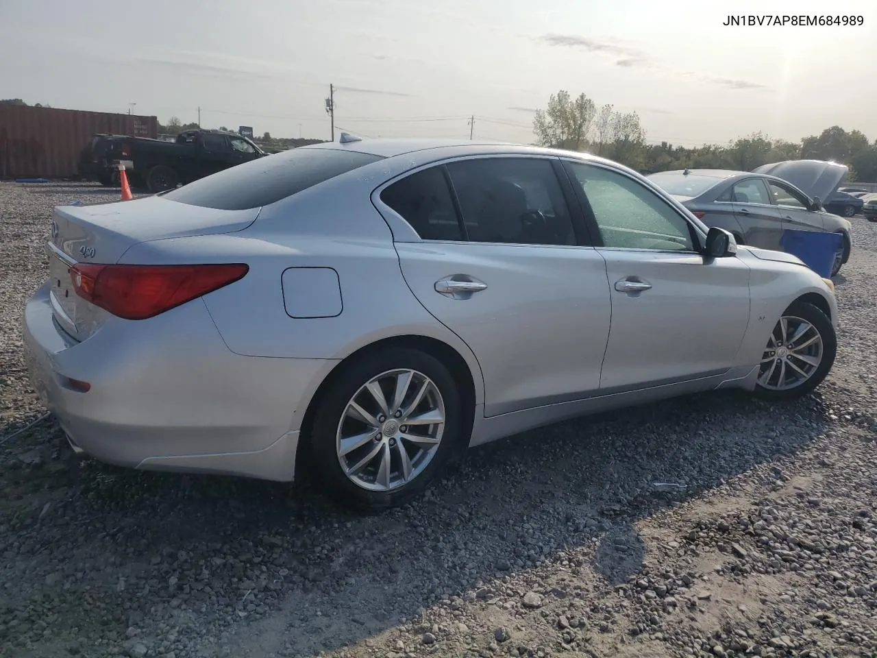 2014 Infiniti Q50 Base VIN: JN1BV7AP8EM684989 Lot: 76268244