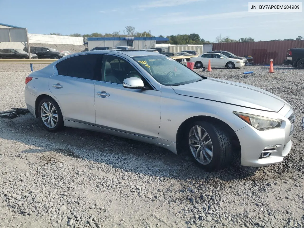 2014 Infiniti Q50 Base VIN: JN1BV7AP8EM684989 Lot: 76268244