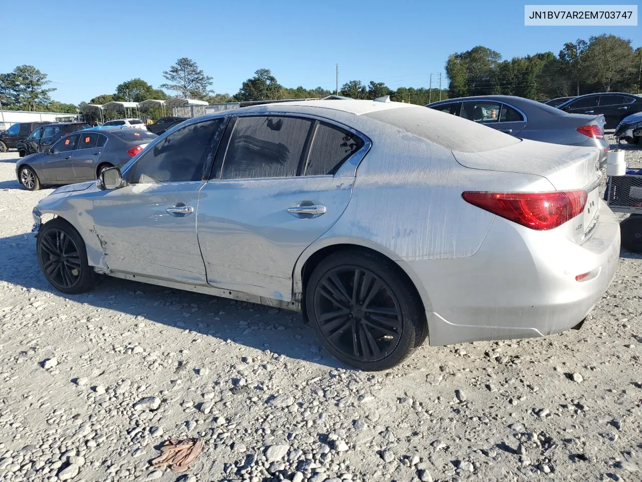 2014 Infiniti Q50 Base VIN: JN1BV7AR2EM703747 Lot: 76366694