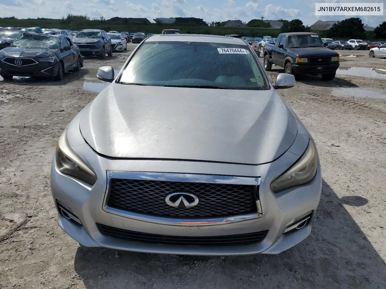 2014 Infiniti Q50 Base VIN: JN1BV7ARXEM682615 Lot: 76470444