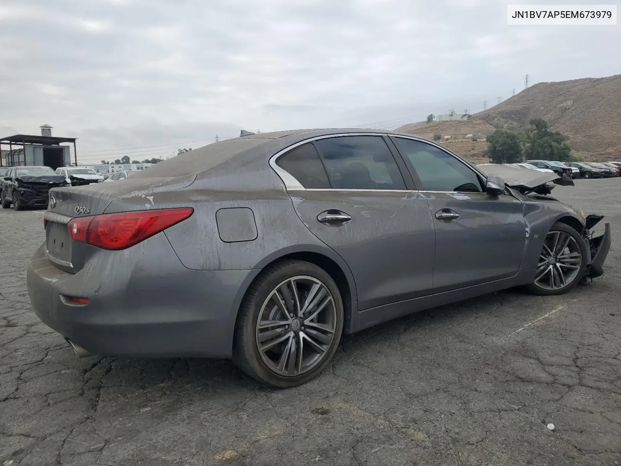 2014 Infiniti Q50 Base VIN: JN1BV7AP5EM673979 Lot: 76608184