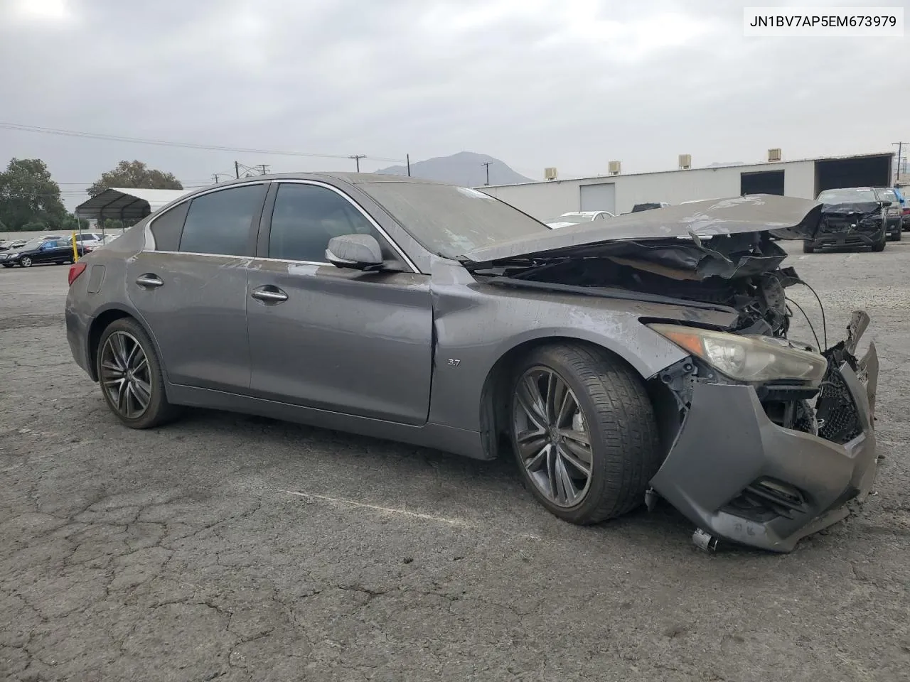 2014 Infiniti Q50 Base VIN: JN1BV7AP5EM673979 Lot: 76608184