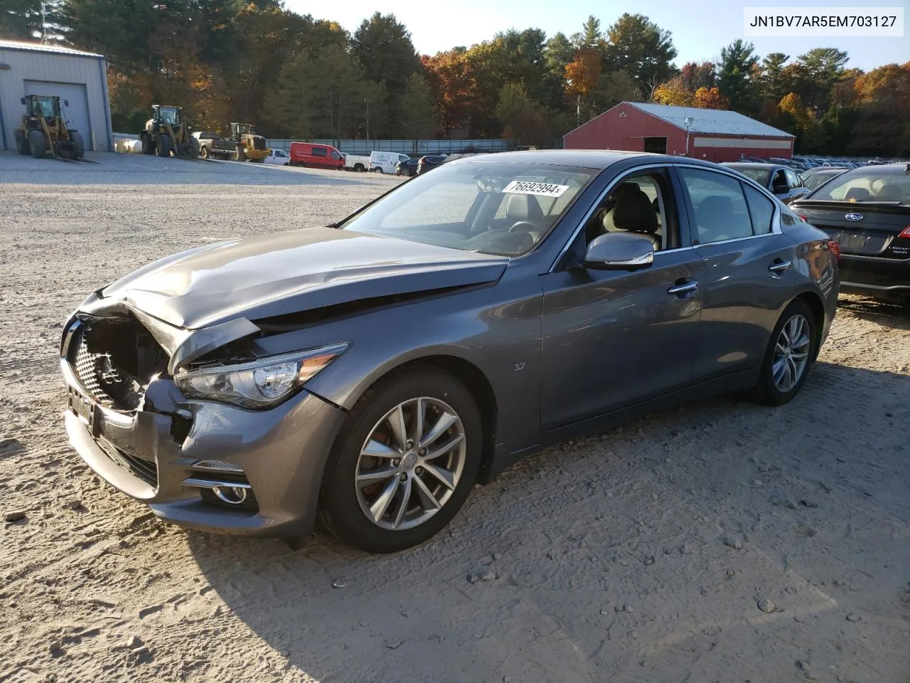 2014 Infiniti Q50 Base VIN: JN1BV7AR5EM703127 Lot: 76692994