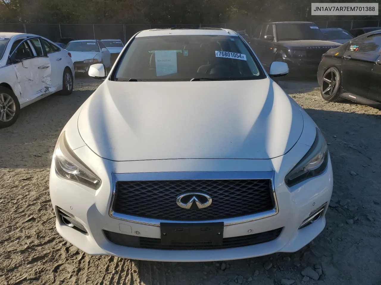 2014 Infiniti Q50 Hybrid Premium VIN: JN1AV7AR7EM701388 Lot: 76801054