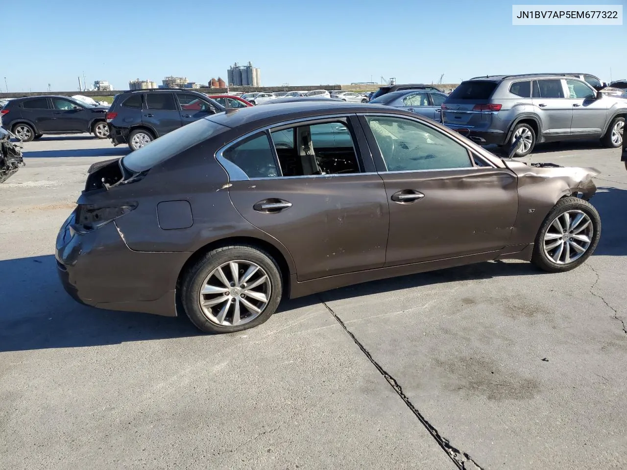 2014 Infiniti Q50 Base VIN: JN1BV7AP5EM677322 Lot: 76885234