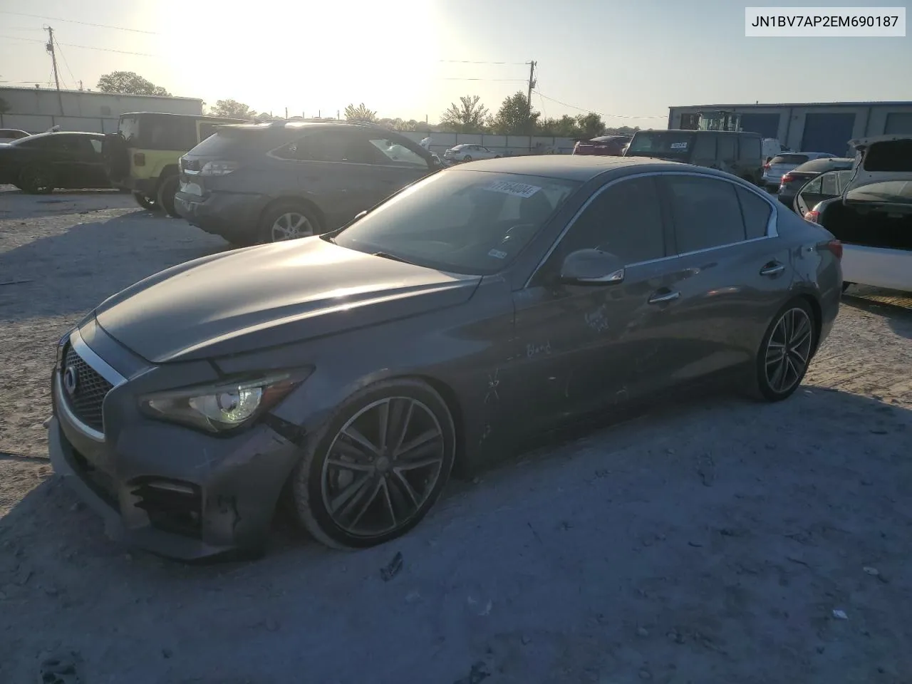 JN1BV7AP2EM690187 2014 Infiniti Q50 Base