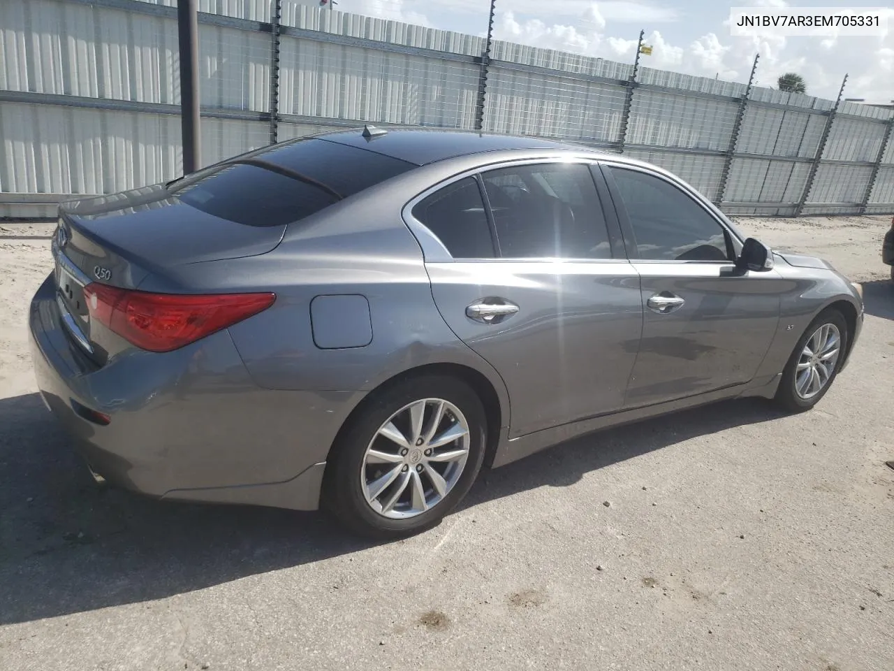 2014 Infiniti Q50 Base VIN: JN1BV7AR3EM705331 Lot: 77176364