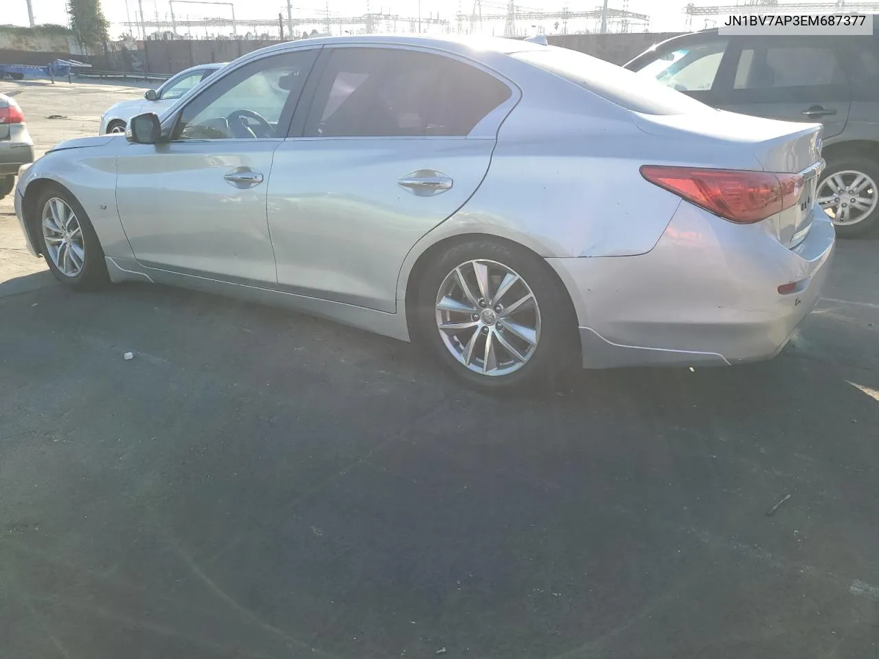 2014 Infiniti Q50 Base VIN: JN1BV7AP3EM687377 Lot: 77415764