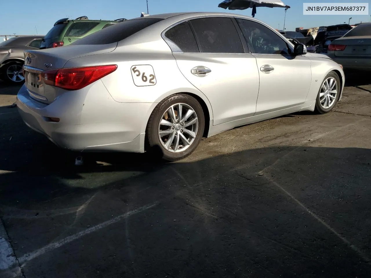 JN1BV7AP3EM687377 2014 Infiniti Q50 Base