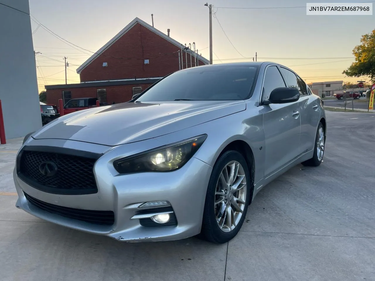 2014 Infiniti Q50 Base VIN: JN1BV7AR2EM687968 Lot: 77708544