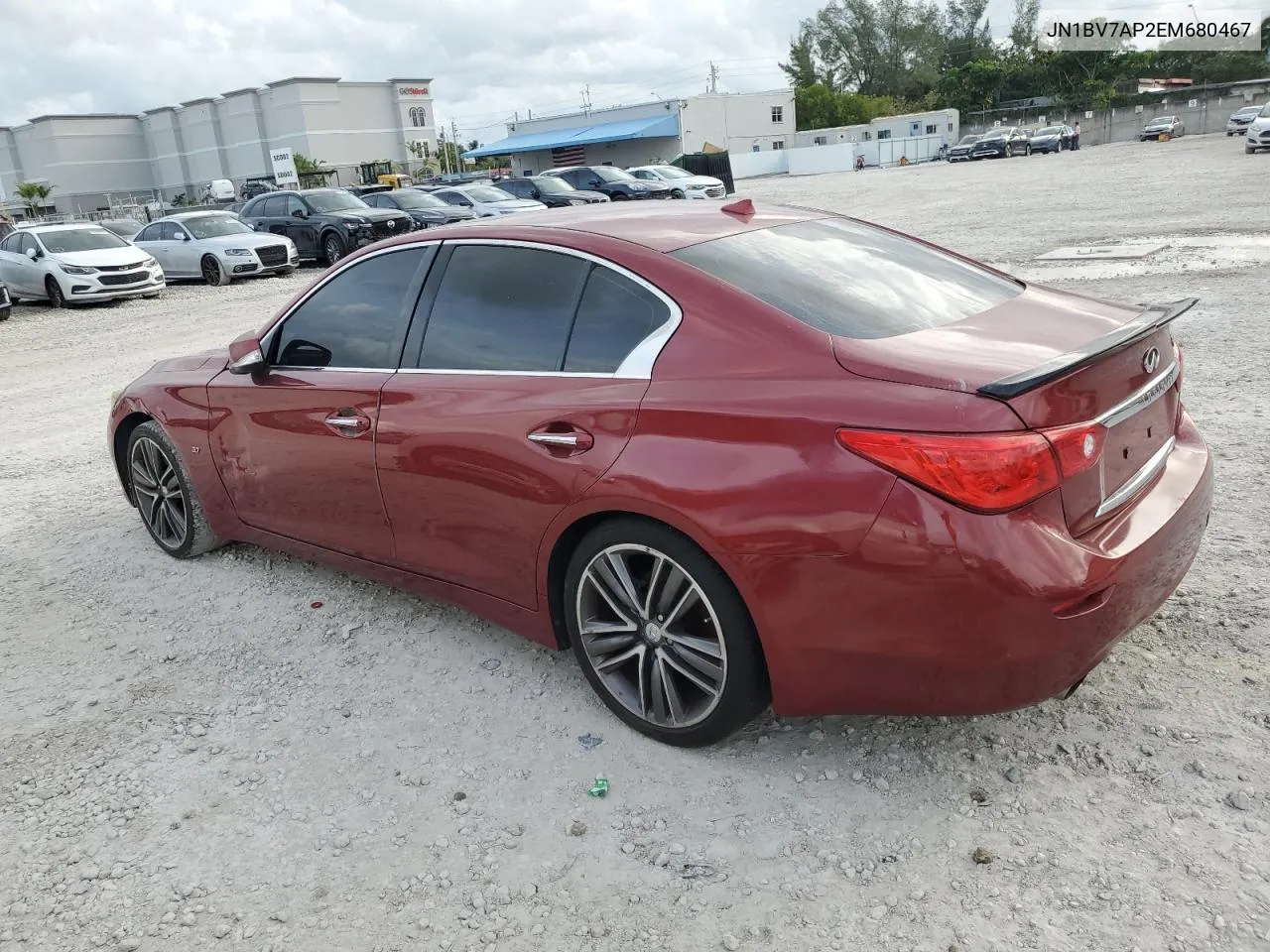 2014 Infiniti Q50 Base VIN: JN1BV7AP2EM680467 Lot: 78042474