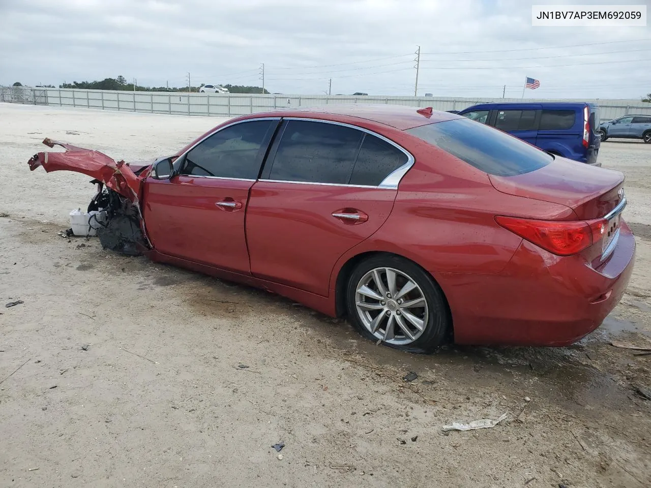 2014 Infiniti Q50 Base VIN: JN1BV7AP3EM692059 Lot: 78166034