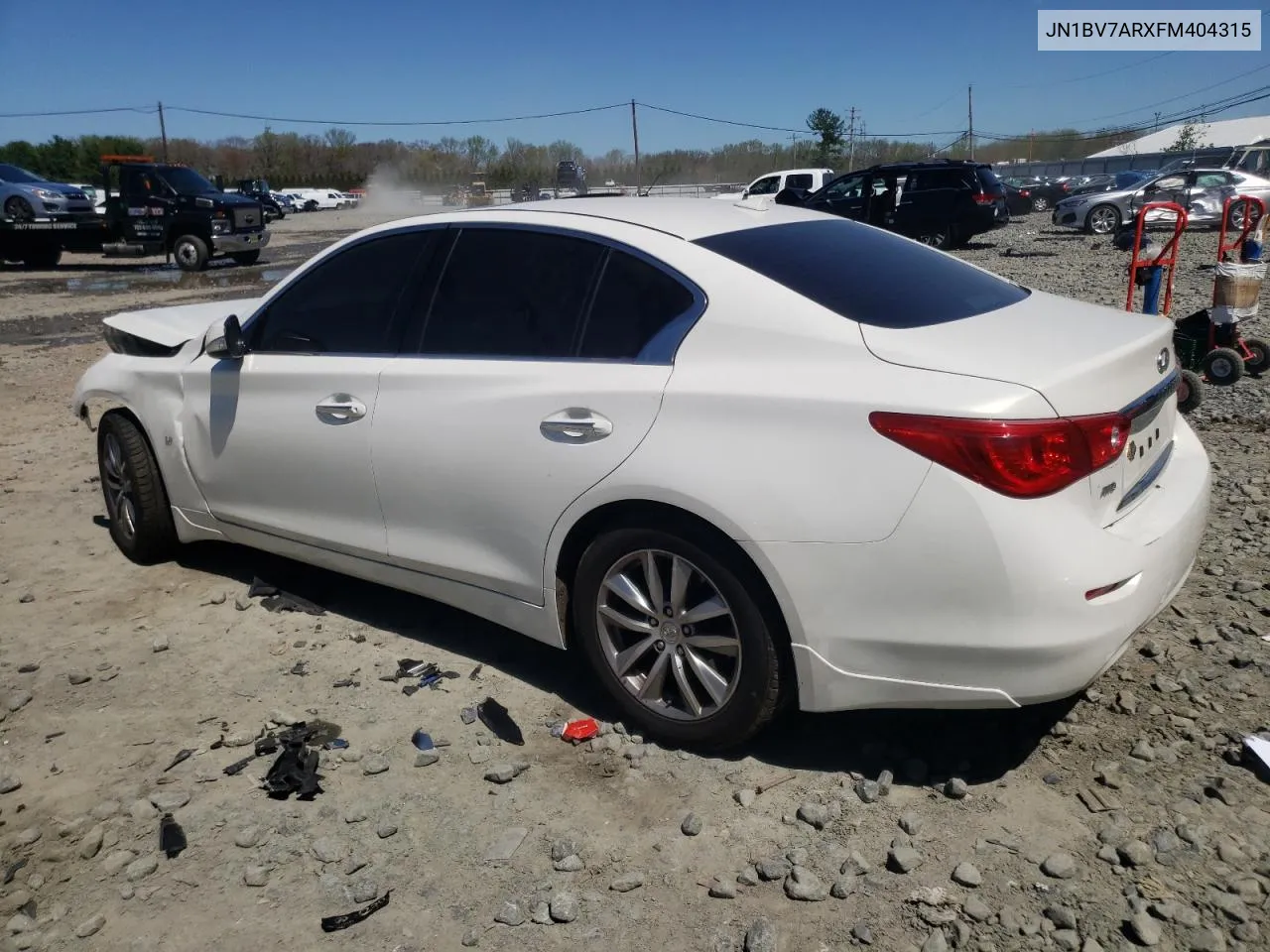 2015 Infiniti Q50 Base VIN: JN1BV7ARXFM404315 Lot: 50563684