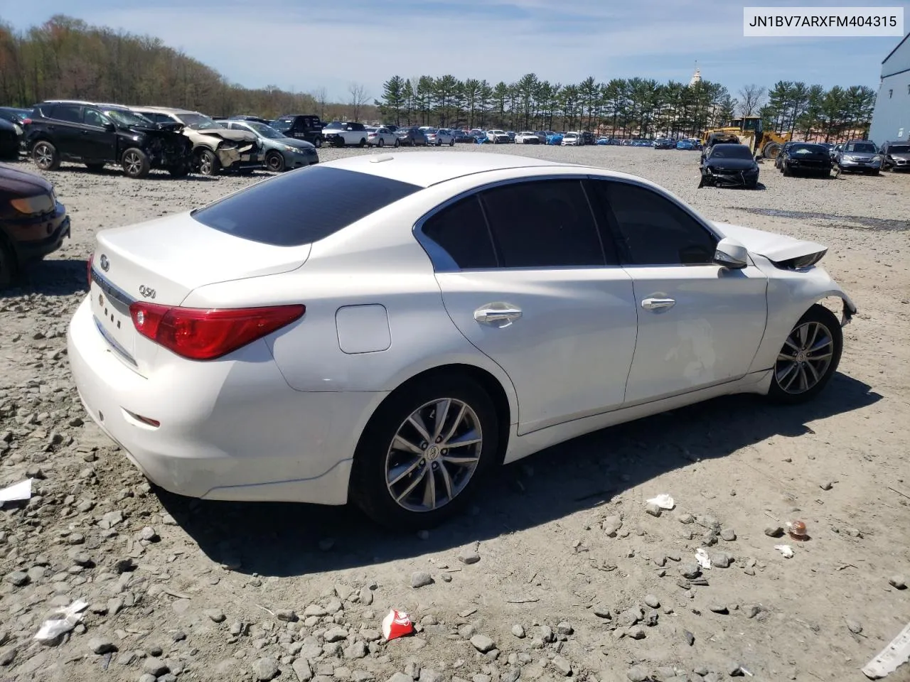 2015 Infiniti Q50 Base VIN: JN1BV7ARXFM404315 Lot: 50563684