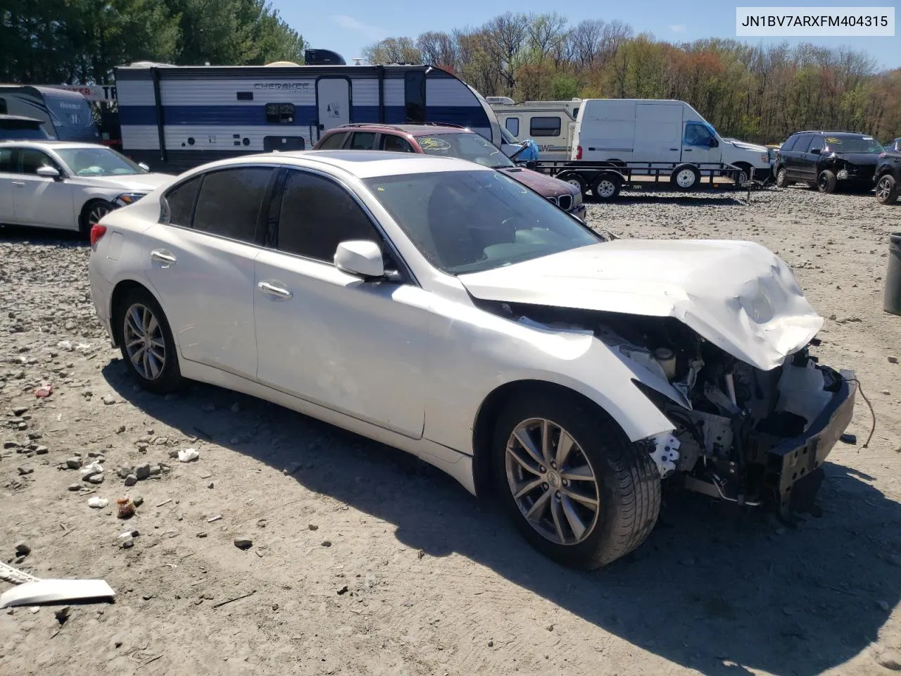 2015 Infiniti Q50 Base VIN: JN1BV7ARXFM404315 Lot: 50563684