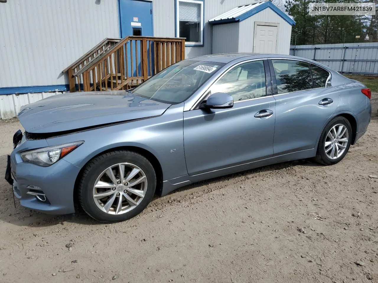 2015 Infiniti Q50 Base VIN: JN1BV7AR8FM421839 Lot: 51698894