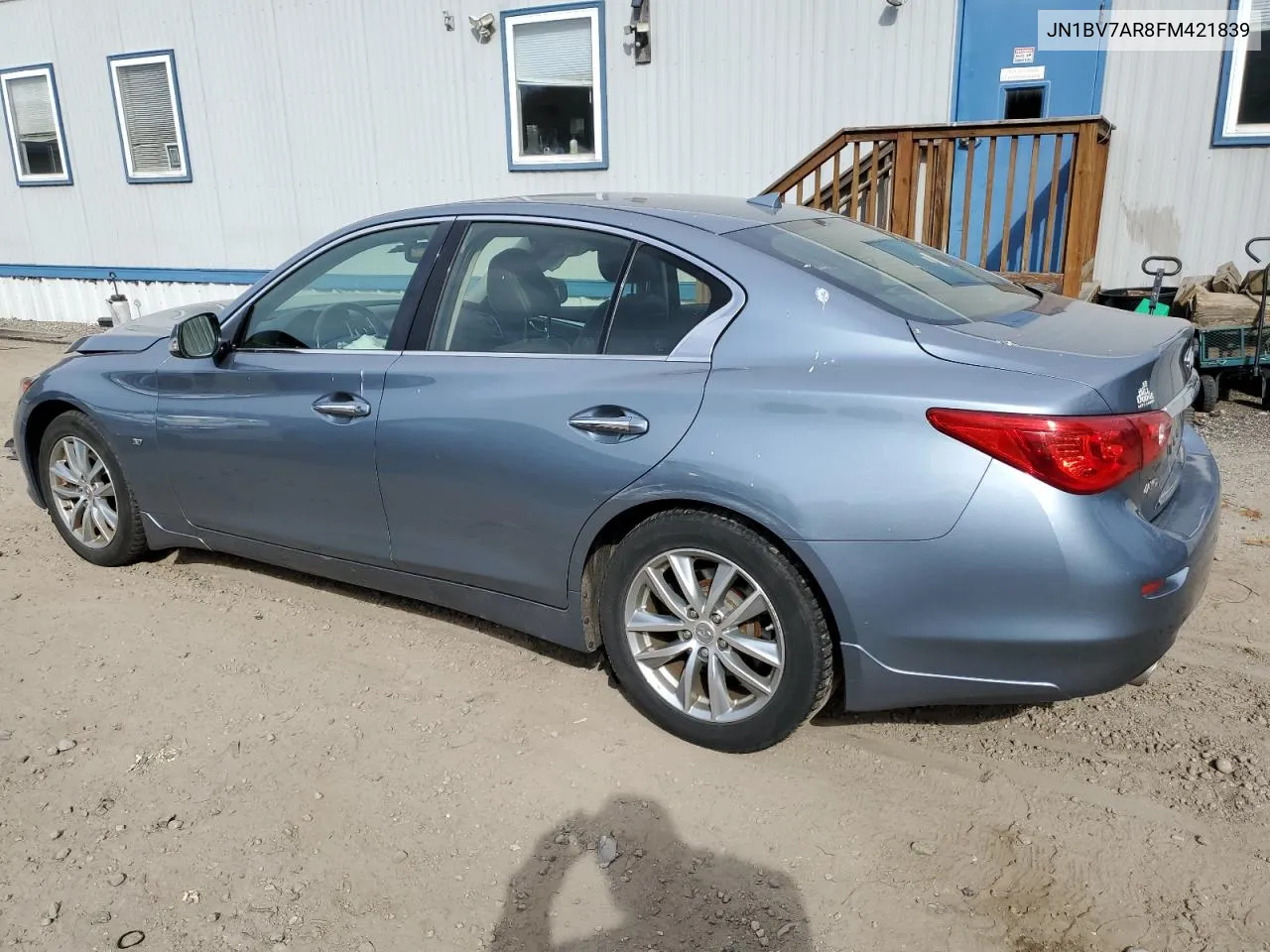 2015 Infiniti Q50 Base VIN: JN1BV7AR8FM421839 Lot: 51698894