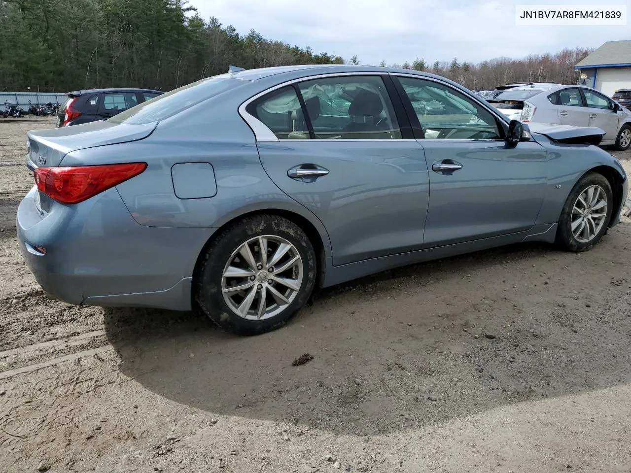 2015 Infiniti Q50 Base VIN: JN1BV7AR8FM421839 Lot: 51698894