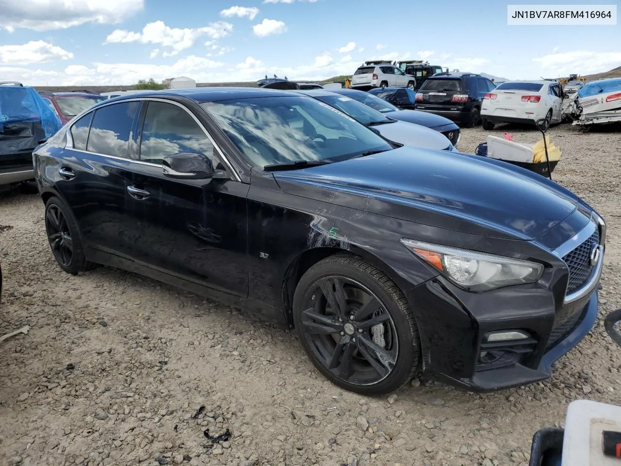 2015 Infiniti Q50 Base VIN: JN1BV7AR8FM416964 Lot: 52444464