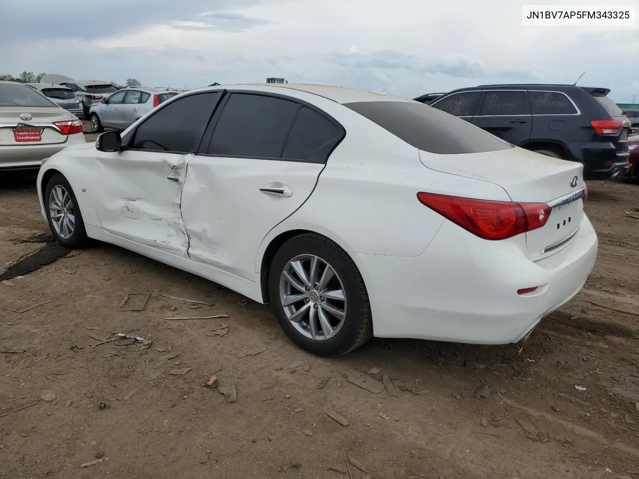 2015 Infiniti Q50 Base VIN: JN1BV7AP5FM343325 Lot: 53310664