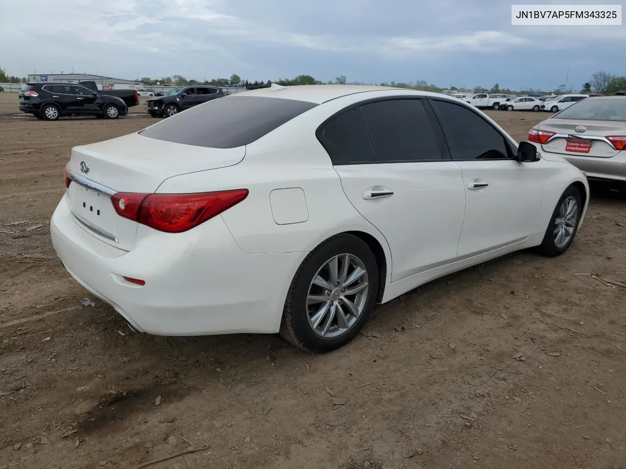 2015 Infiniti Q50 Base VIN: JN1BV7AP5FM343325 Lot: 53310664