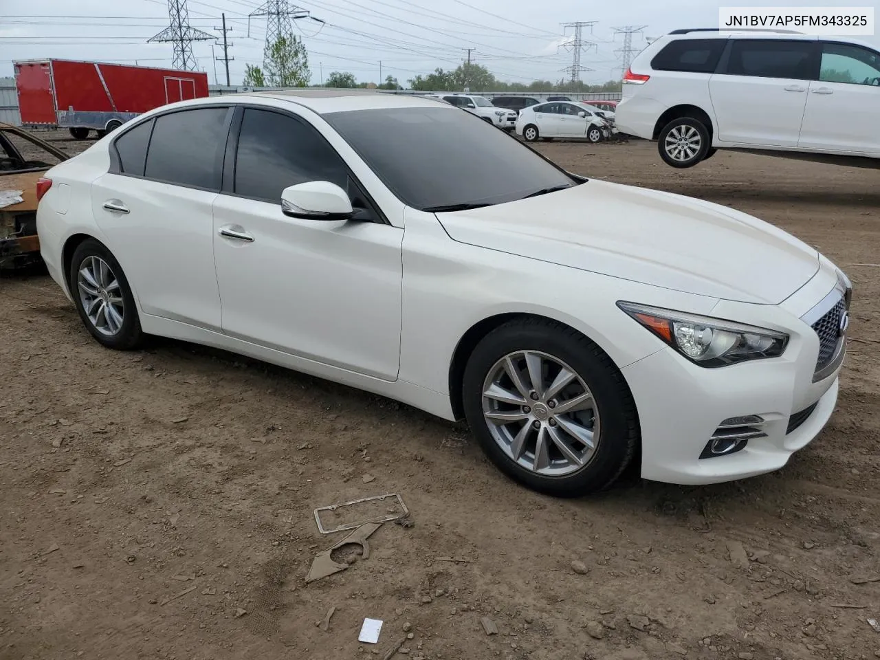 JN1BV7AP5FM343325 2015 Infiniti Q50 Base