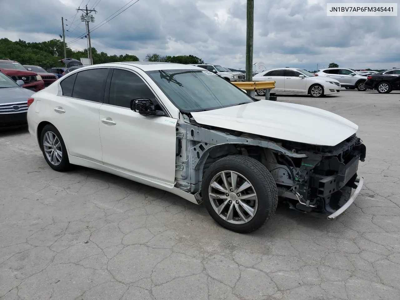 2015 Infiniti Q50 Base VIN: JN1BV7AP6FM345441 Lot: 53854254