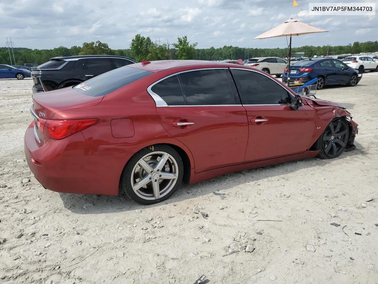 2015 Infiniti Q50 Base VIN: JN1BV7AP5FM344703 Lot: 53966594