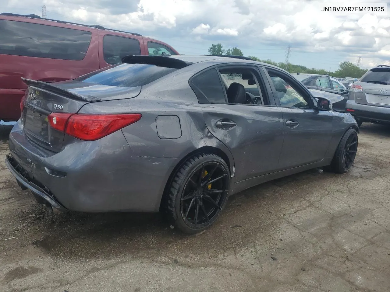 JN1BV7AR7FM421525 2015 Infiniti Q50 Base