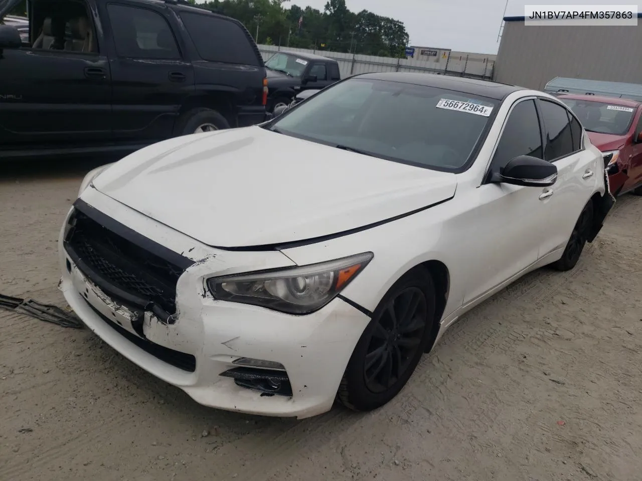 2015 Infiniti Q50 Base VIN: JN1BV7AP4FM357863 Lot: 56672964