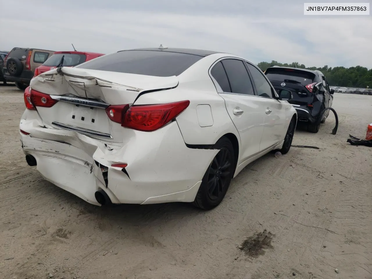 2015 Infiniti Q50 Base VIN: JN1BV7AP4FM357863 Lot: 56672964