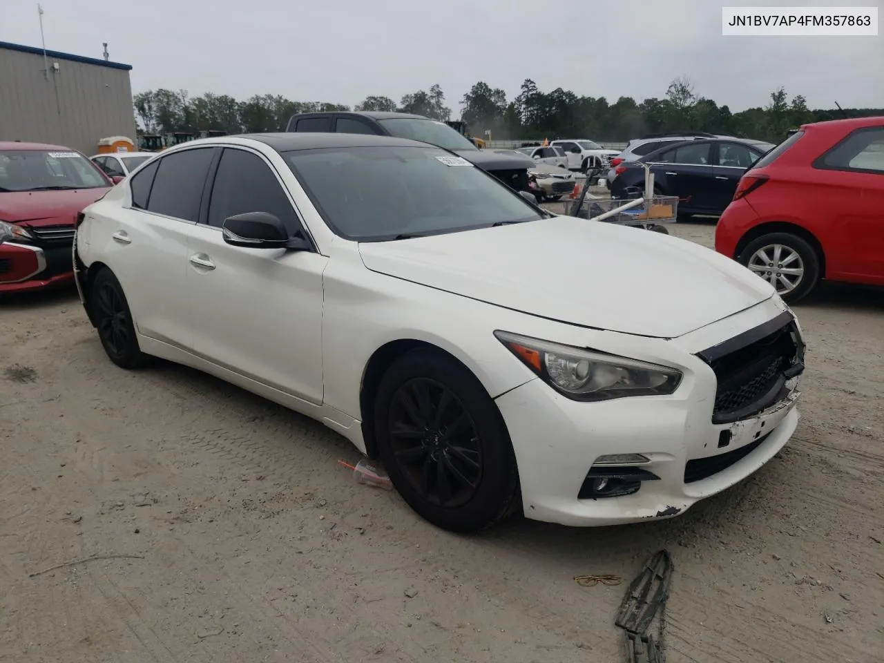 2015 Infiniti Q50 Base VIN: JN1BV7AP4FM357863 Lot: 56672964