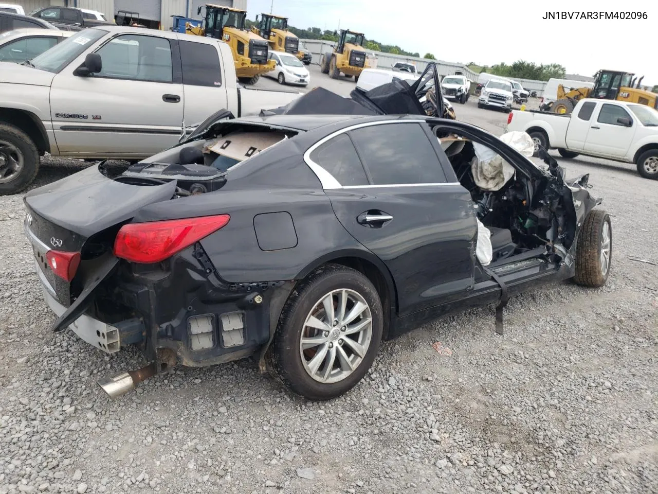 2015 Infiniti Q50 Base VIN: JN1BV7AR3FM402096 Lot: 57549564