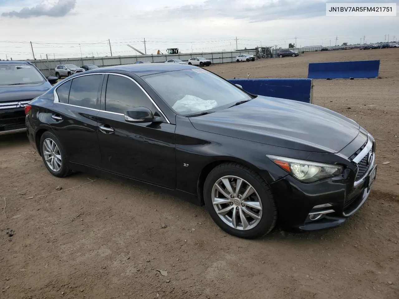 2015 Infiniti Q50 Base VIN: JN1BV7AR5FM421751 Lot: 58697014