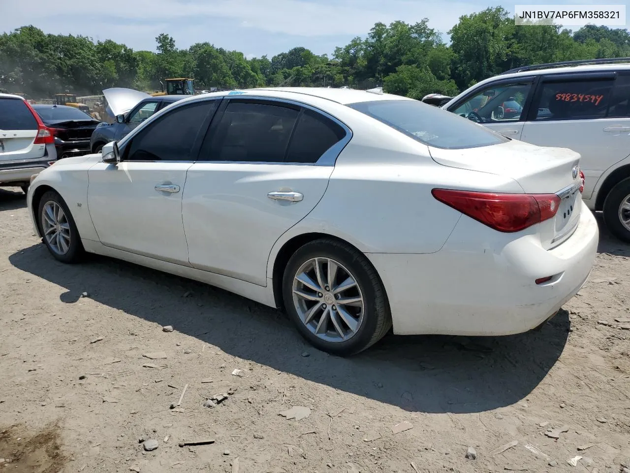 2015 Infiniti Q50 Base VIN: JN1BV7AP6FM358321 Lot: 59046364