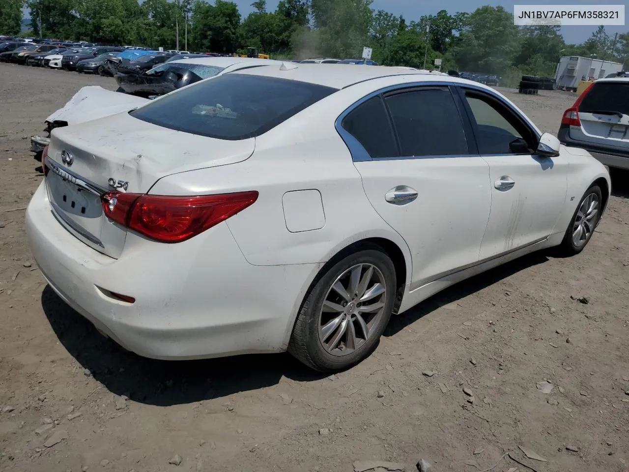 2015 Infiniti Q50 Base VIN: JN1BV7AP6FM358321 Lot: 59046364