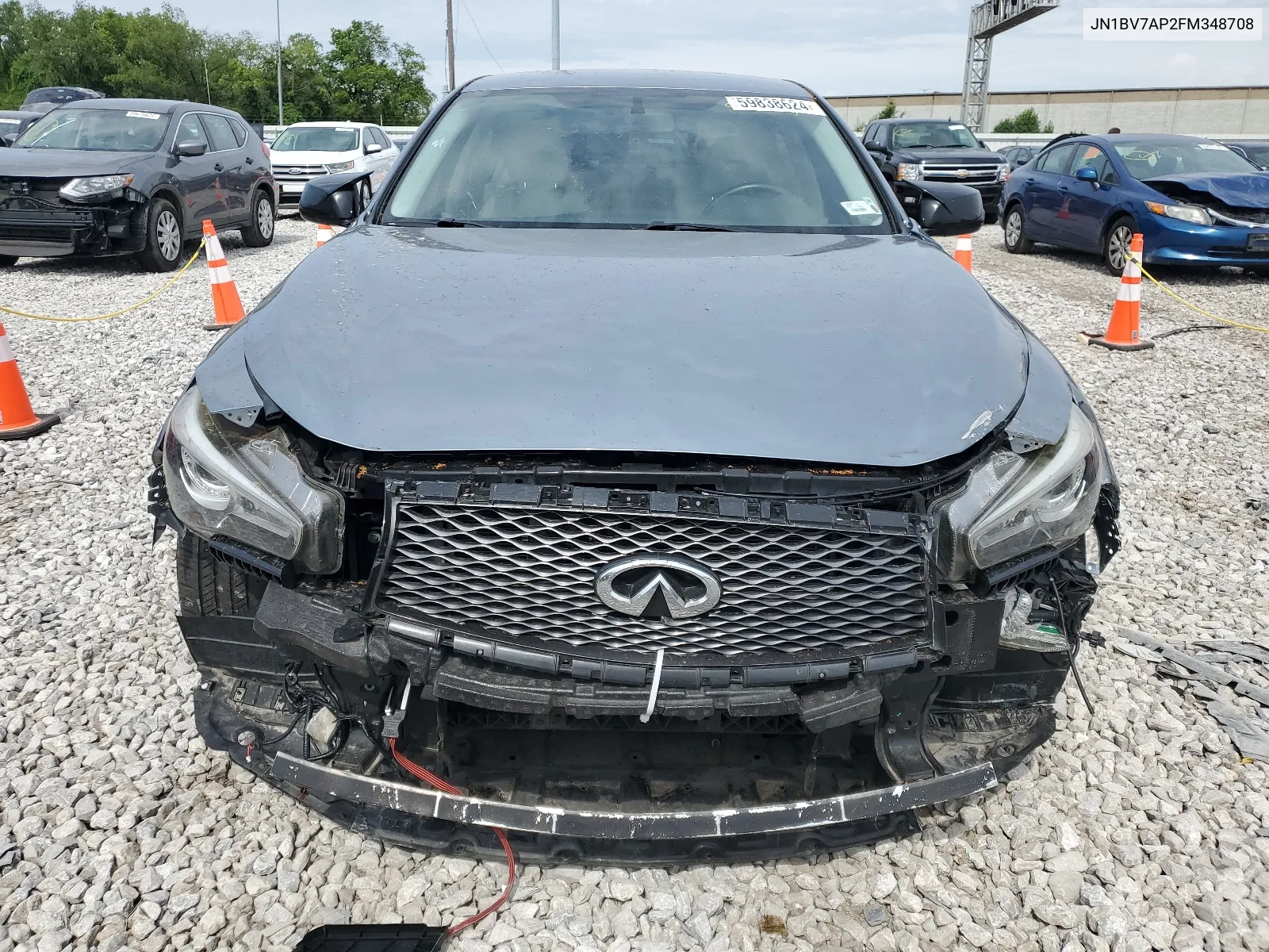 2015 Infiniti Q50 Base VIN: JN1BV7AP2FM348708 Lot: 59838624