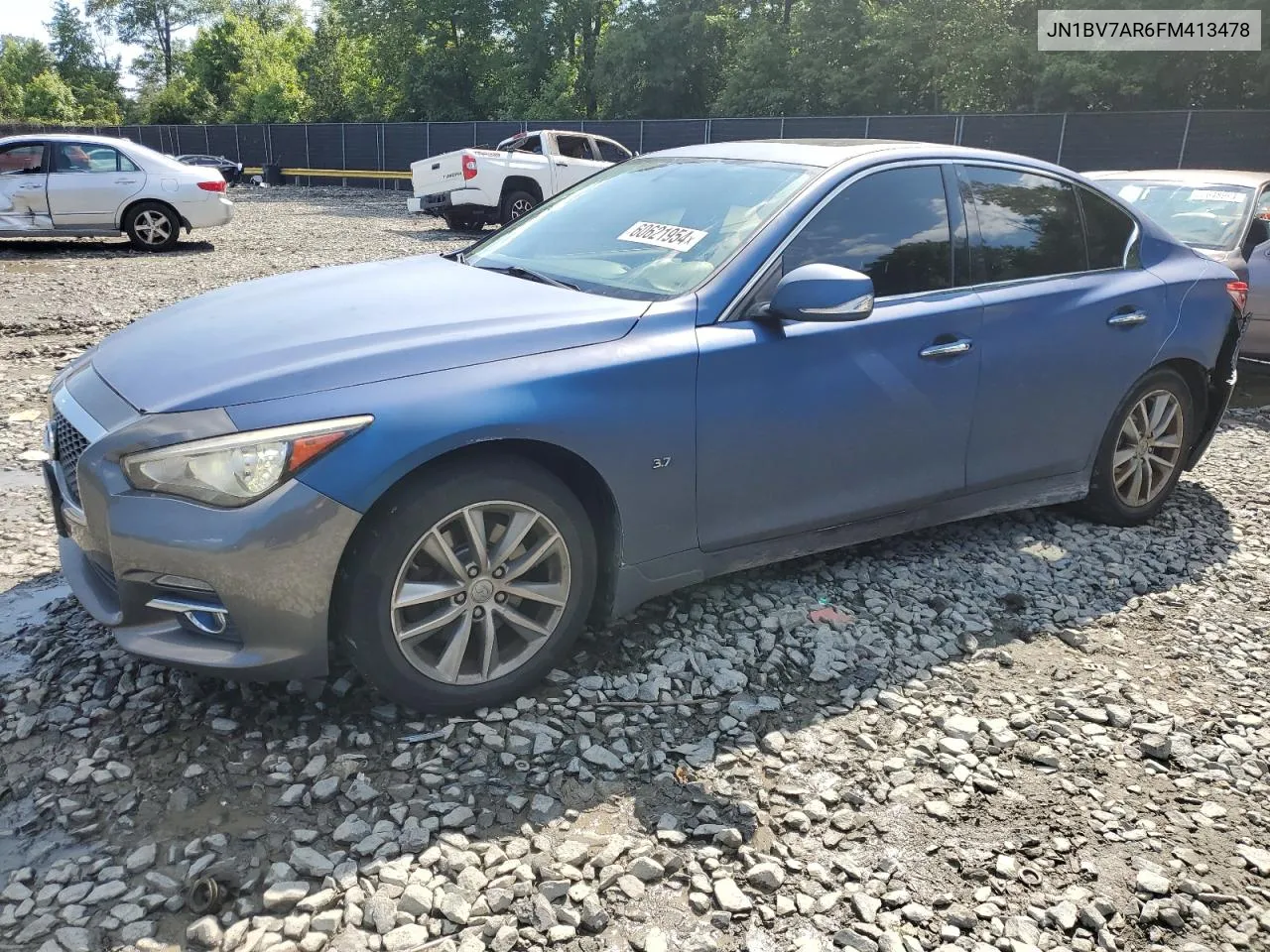 2015 Infiniti Q50 Base VIN: JN1BV7AR6FM413478 Lot: 60621954