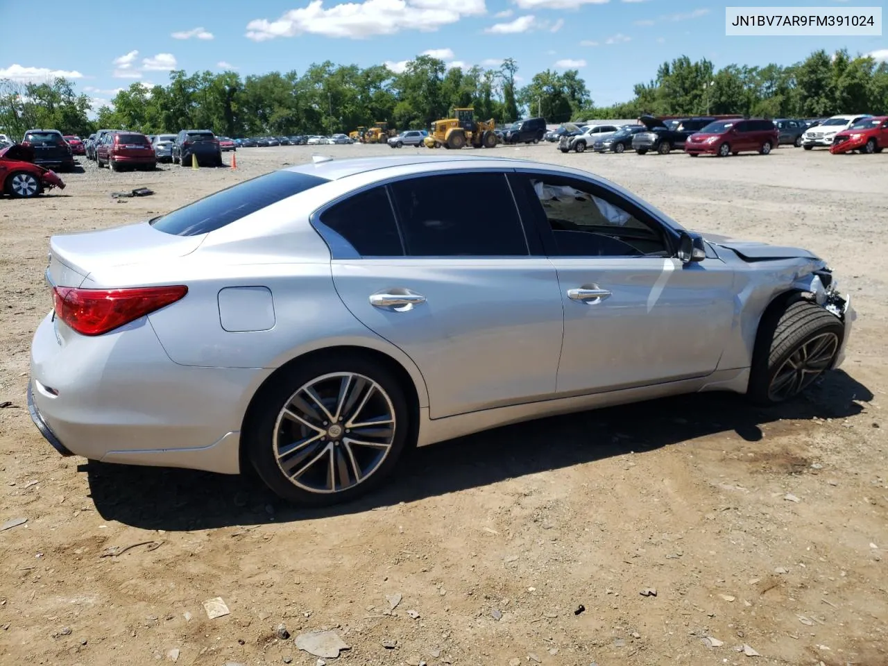 2015 Infiniti Q50 Base VIN: JN1BV7AR9FM391024 Lot: 61086464