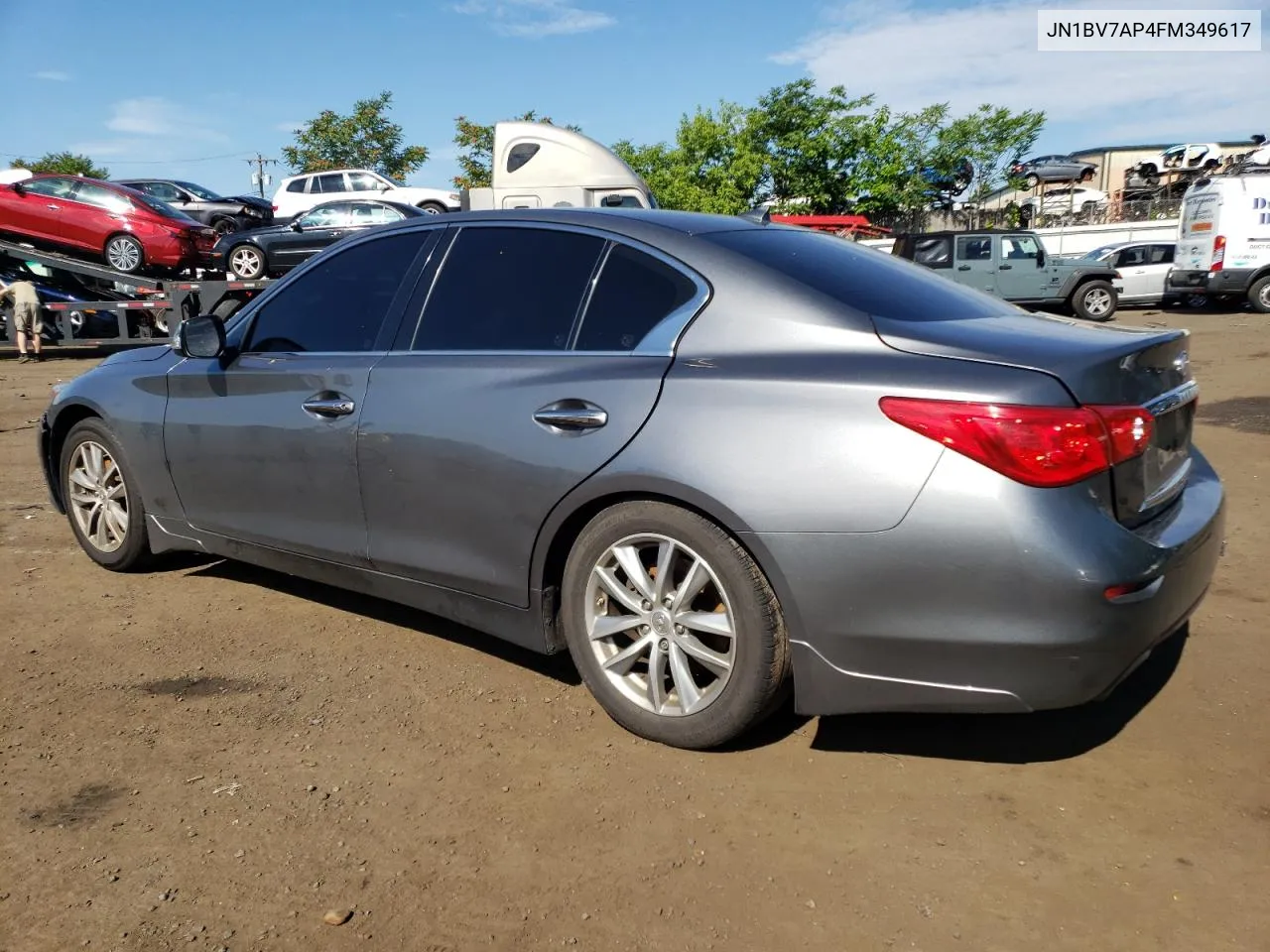 2015 Infiniti Q50 Base VIN: JN1BV7AP4FM349617 Lot: 61150014