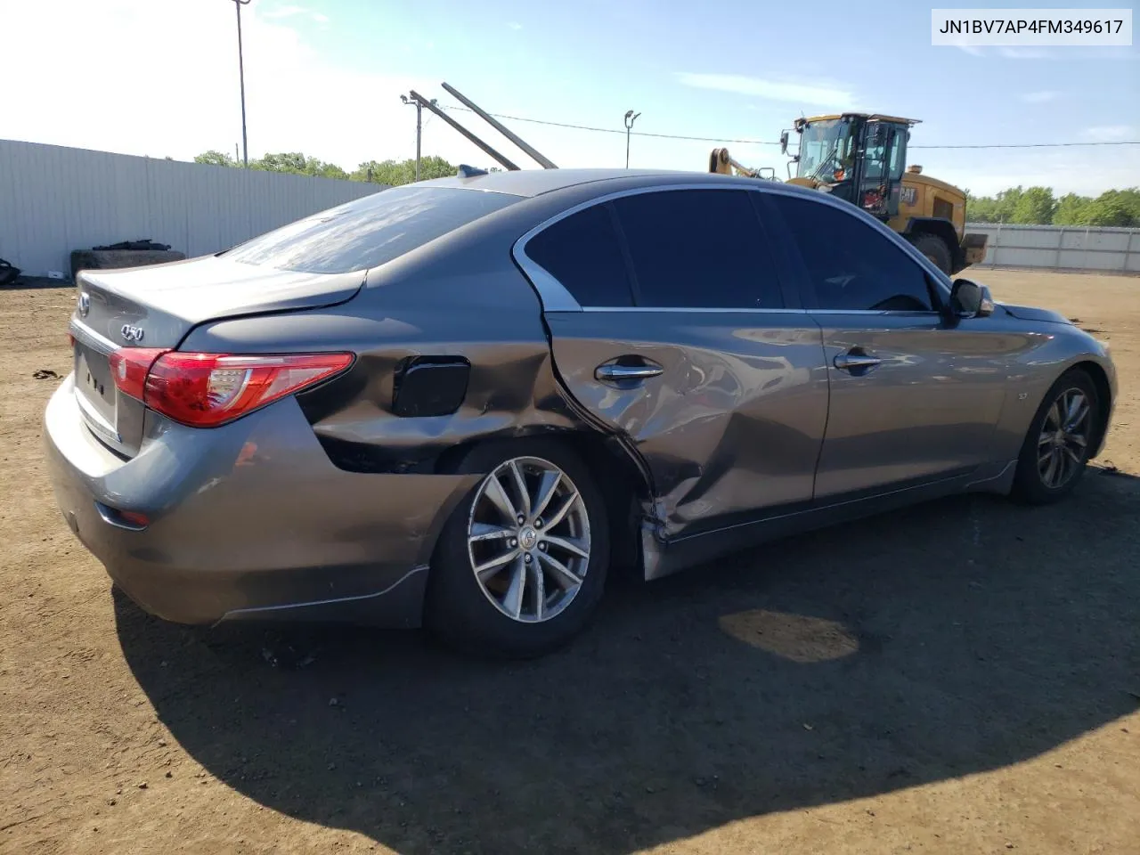 2015 Infiniti Q50 Base VIN: JN1BV7AP4FM349617 Lot: 61150014